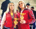 Елена Устинова и Юлия Ильина - победители Кубка России  по универсальному бою